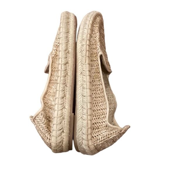 DV Dolce Vita Woven Espadrilles Slip on Loafers Flats Beige Tan Size 6.5 - Picture 5 of 8